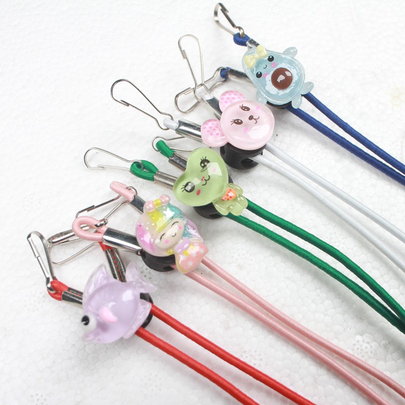 【KT10】Tali Lanyard Penggantung Masker Mulut di Leher Portable Adjustable Model Kartun untuk Segala Usia KT10