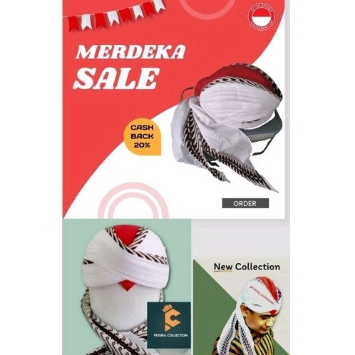 Blangkon Lipat Sliwir/Blangkon Alusan/Blangkon Merah Putih/Blangkon sunan/Blangkon/topi