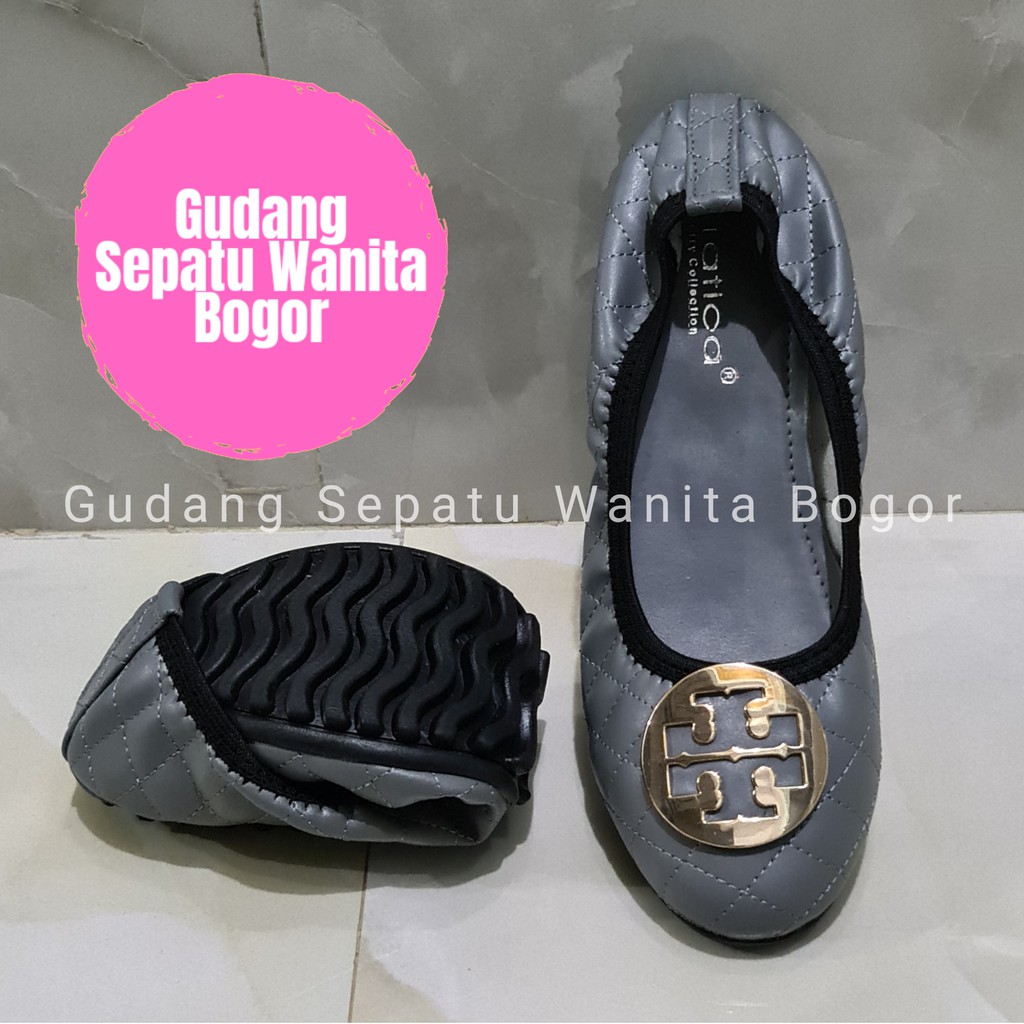 Gratica Sepatu Wanita Flat Shoes Minnie Travel Balet Lorenz DR 038