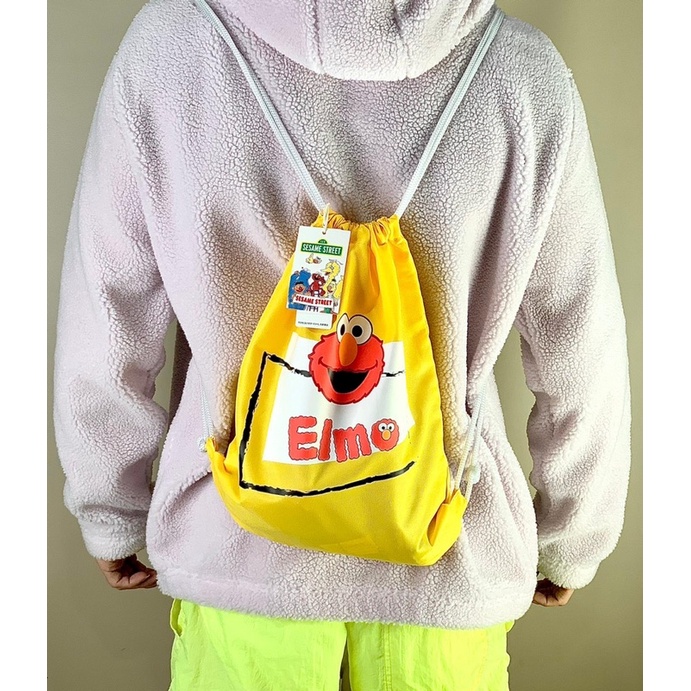 Miniso Elmo Tas Serut Tas Ransel Original