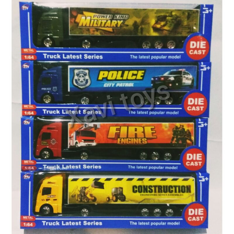 DIECAST TRUCK CONTAINER BOX SHIMURA 4PCS