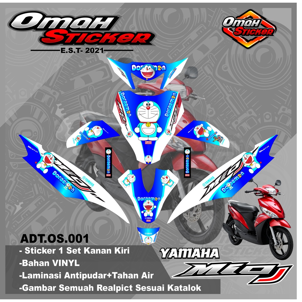 decal mio j full body .stiker decal mio j full body. ADT.017