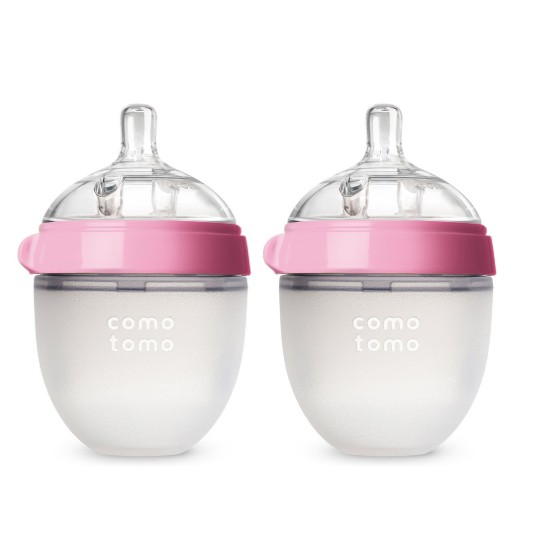 Comotomo Pink 150ml Twin Pack – Botol Susu Bayi