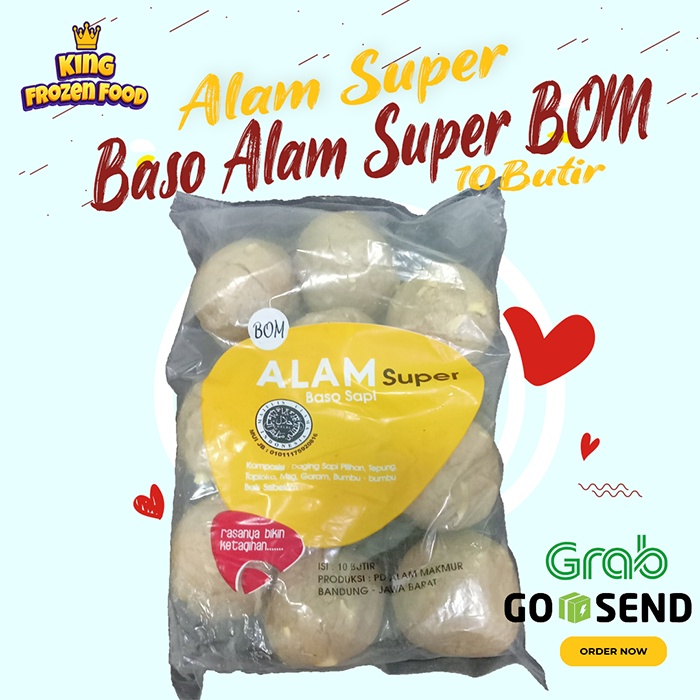 Bakso Alam Super BOM Isi 10 Pcs