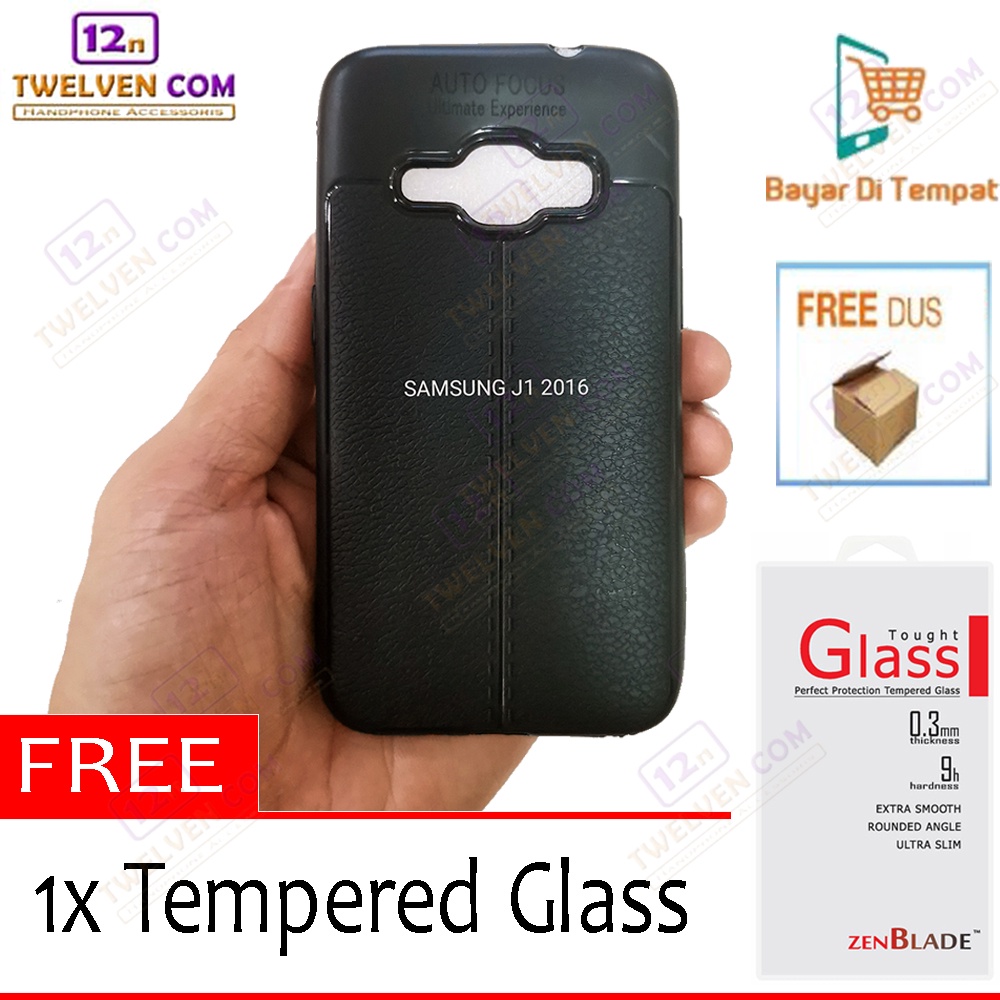 [FLASH SALE] Case Auto Focus Softcase Samsung J1 2016 - Free Tempered Glass