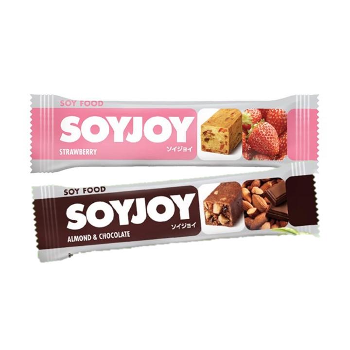 

SOYJOY Snack Bar Kedelai Strawberry 30gr + Almond Chocolate 30gr