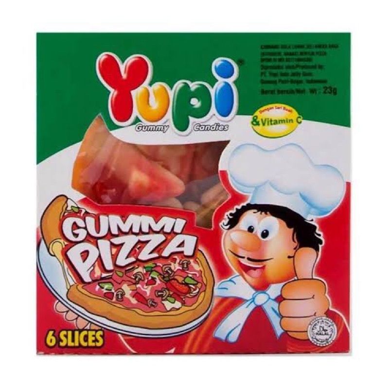 

Yupi gummy pizza