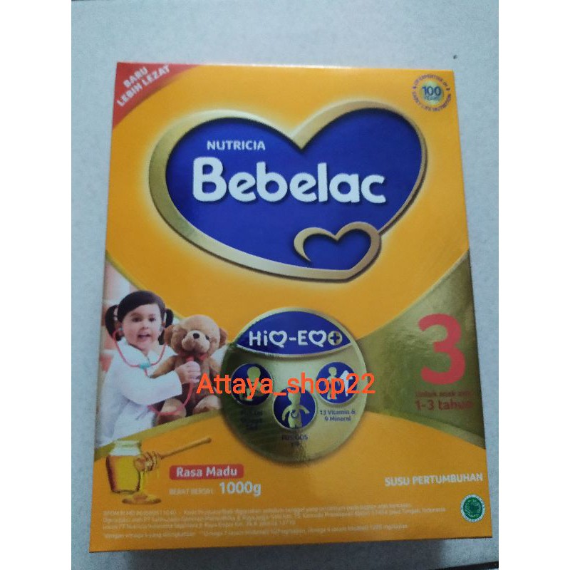 Bebelac 3 Rasa Madu 1000g