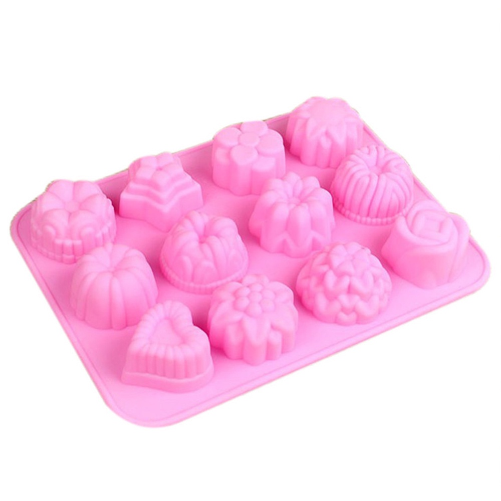 Cake Baking Mould Silicone Soap Mold 3D Chocolate Supplies Baking Pan Tray Molds Candy Making Tool DIY OW