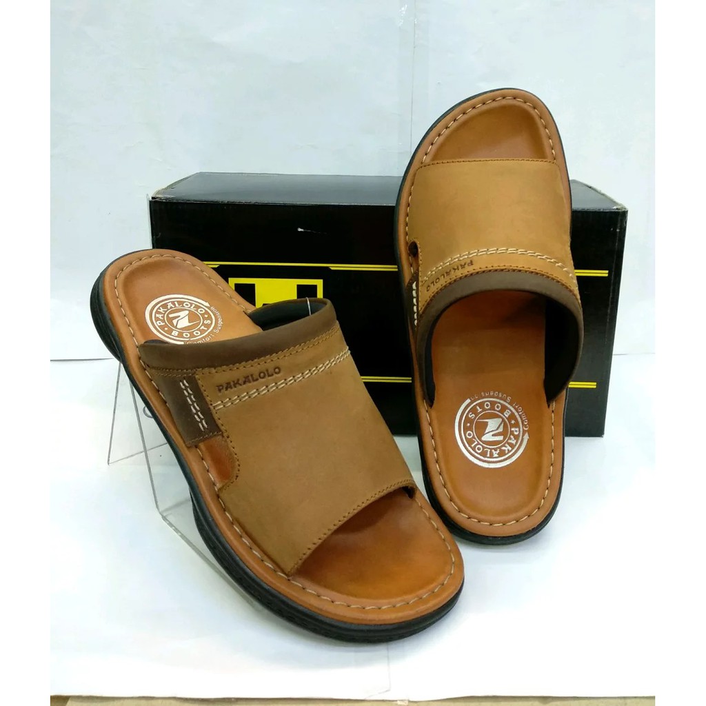 Sandal Kulit Pakalolo N0873 - TAN
