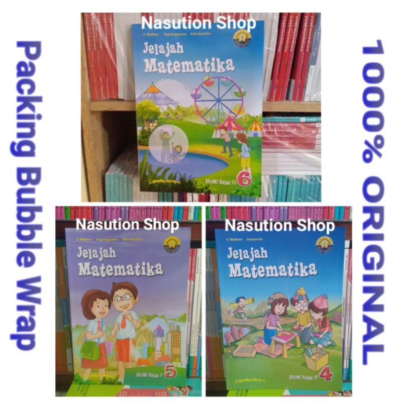 Jual Buku Jelajah Matematika Kelas 4 5 6 Sd K13 Edisi Revisi Yudhistira Original Indonesia 2256