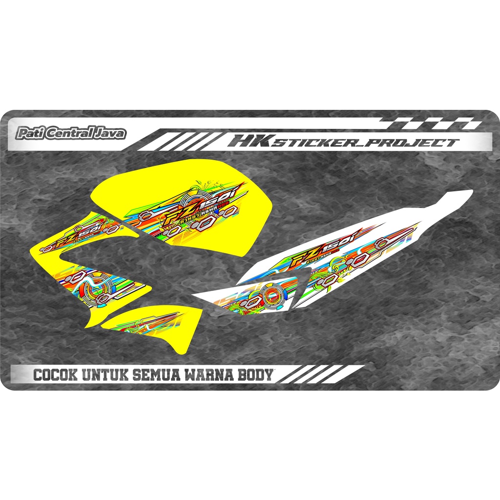 striping - STICKER STIKER Vixion old bahan print uv transparan 0017