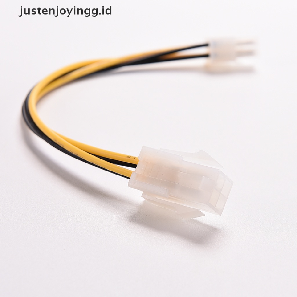 // justenjoyingg.id // 8 Inch 20cm ATX 4 Pin Male to Female Power Supply Cable Cord Connector Adapter ~