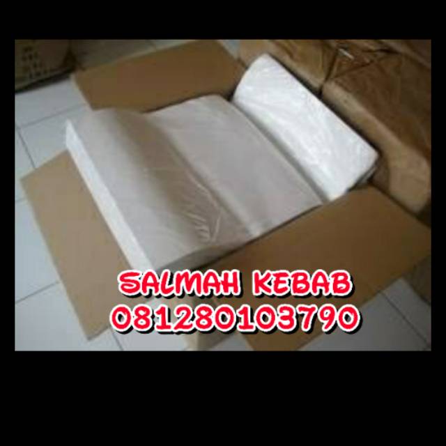 

Kertas roti 25x25cm 1rim isi 500lembar