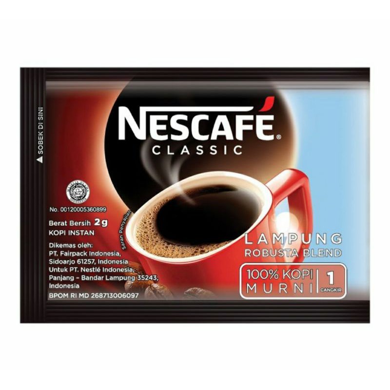 

Nescafe Classic Kopi Instan 10×2g