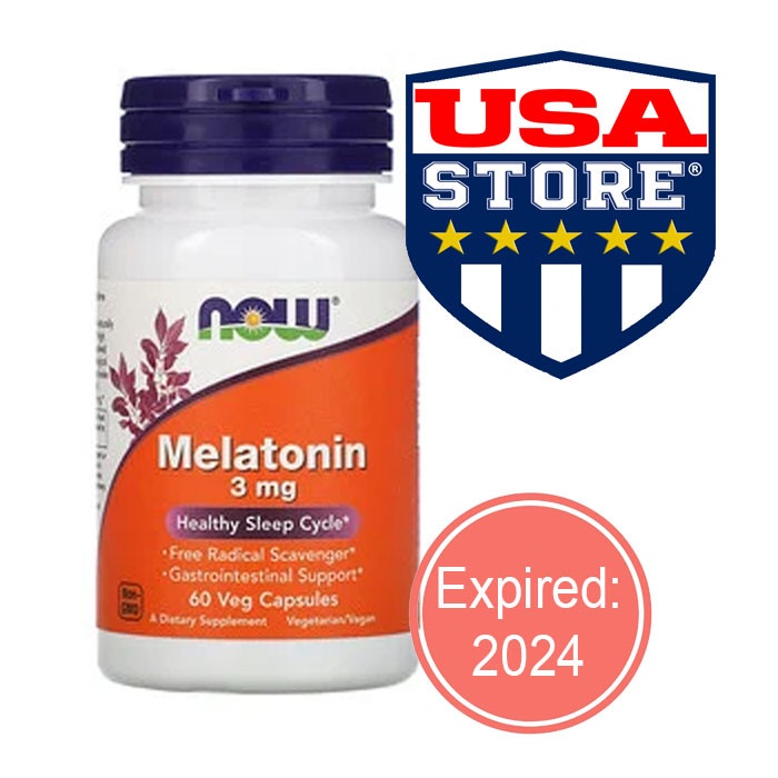 SALE Now Melatonin 3mg 10mg liquid 3 10 mg cair insomnia tidur foods food - 3 mg 60 vegcaps