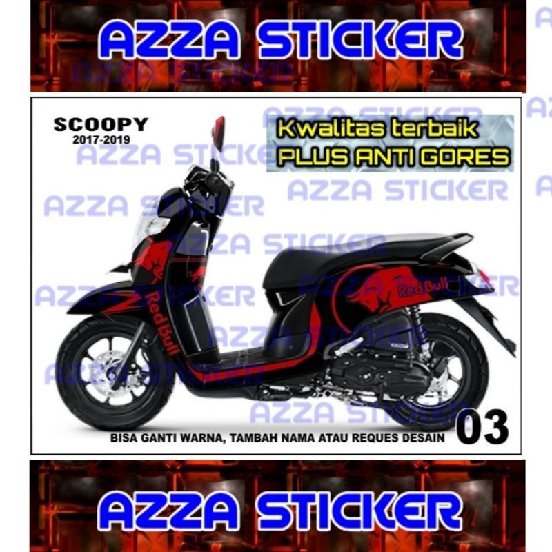 Sticker decal Scoopy 2019 Full Body decal Scoopy 2019 Full body 03