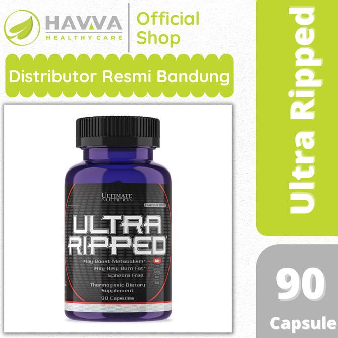 Fatburner ULTRA RIPPED 90 Caps Pembakar Lemak Tubuh