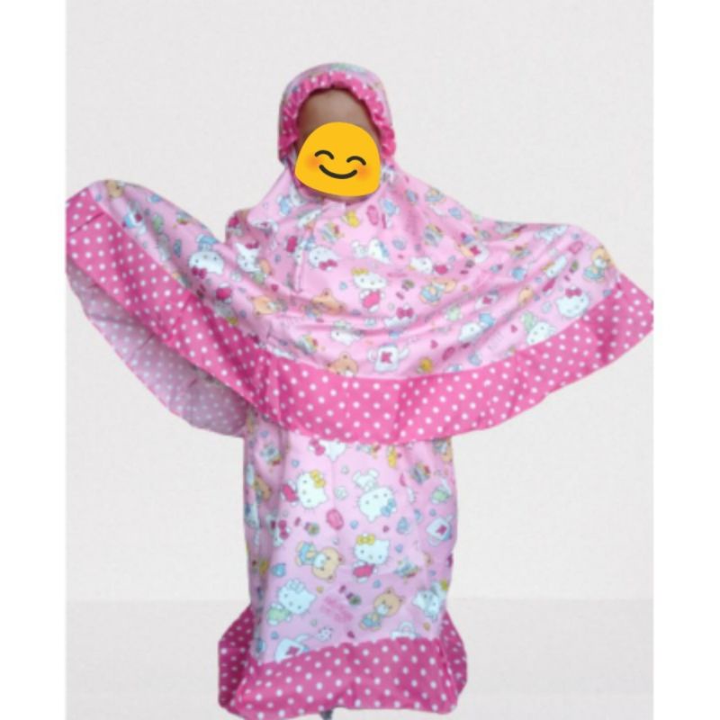 Mukena anak hello Kitty karakter anak