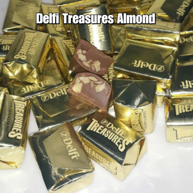 

COKELAT DELFI TREASURE ALMOND / COOKIES CREAM ISI 24 pcs