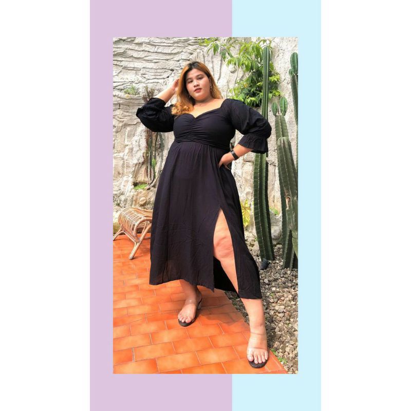 dress jumbo sabrina/dress jumbo big size#dress sabrina kekinian