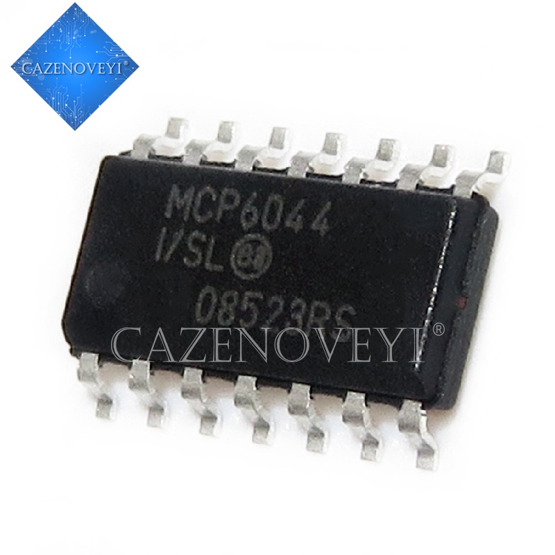 5pcs Ic Mcp6044-I / Sl Mcp6044 Mcp6024-I / Sn Mcp6024 Sop-14