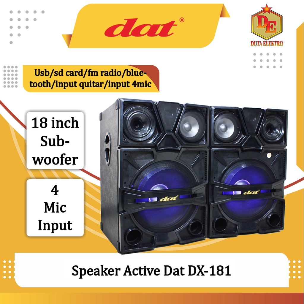 Speaker Active Dat DX 181 Double Subwoofer