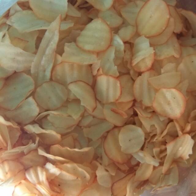 

(READY) Keripik Singkong Gurih asin 500gr