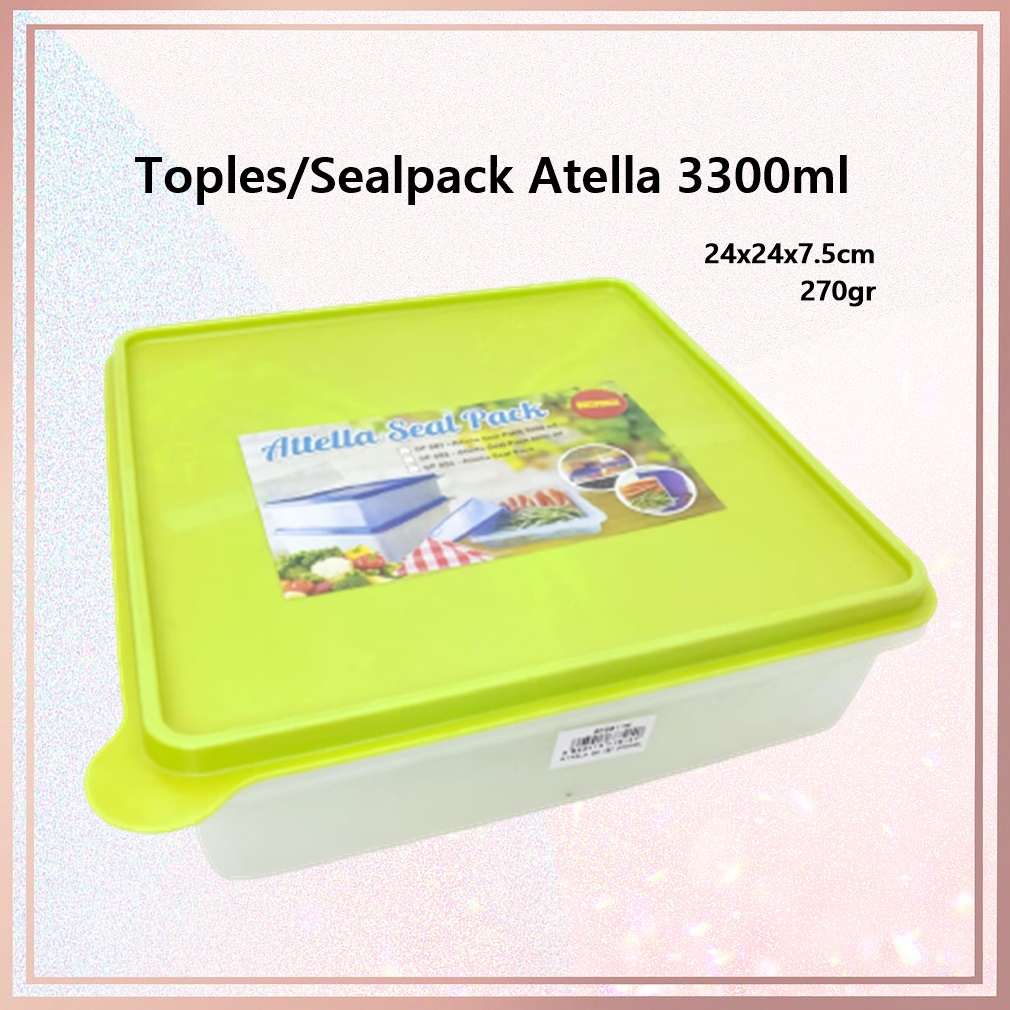 Toples Penyimpanan/Sealpack Atella 3300ml