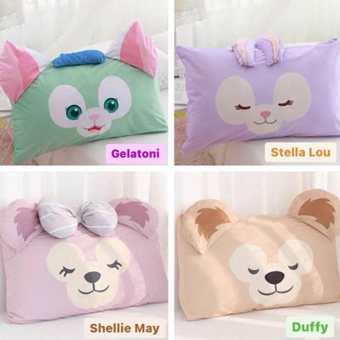 PILLOW COVER SANRIO STELLA LOU SHELLIE MAY DUFFY BEAR SARUNG BANTAL - DUFFY BEAR