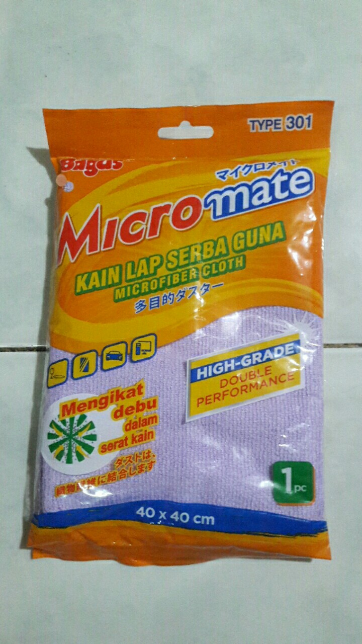 Bagus Micromate Kain Lap Serbaguna 301 (40 X 40 Cm)