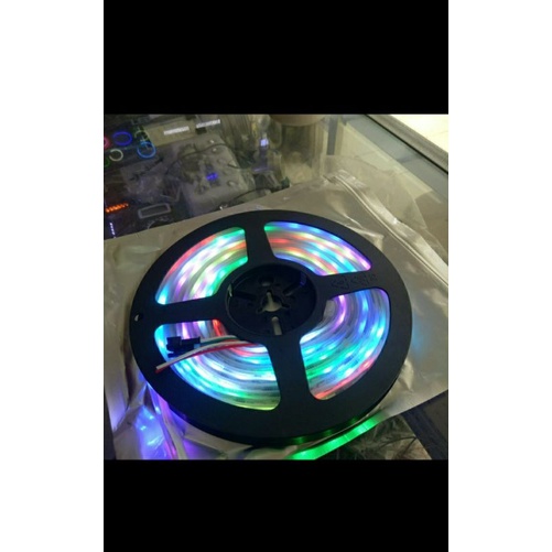 Led strip rgb running dc 12v + selang tipe CC16703 lampu outdor