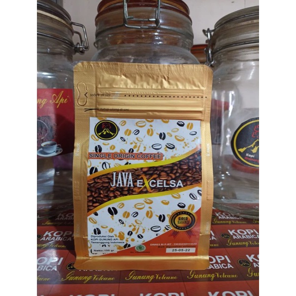 

Volcano coffee kopi excelsa liberika kemasan 100gr kopi excelsa Temanggung