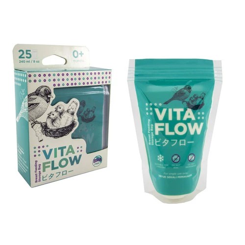 VITAFLOW STANDING POUCH 240ML ISI 25 / KANTONG ASI