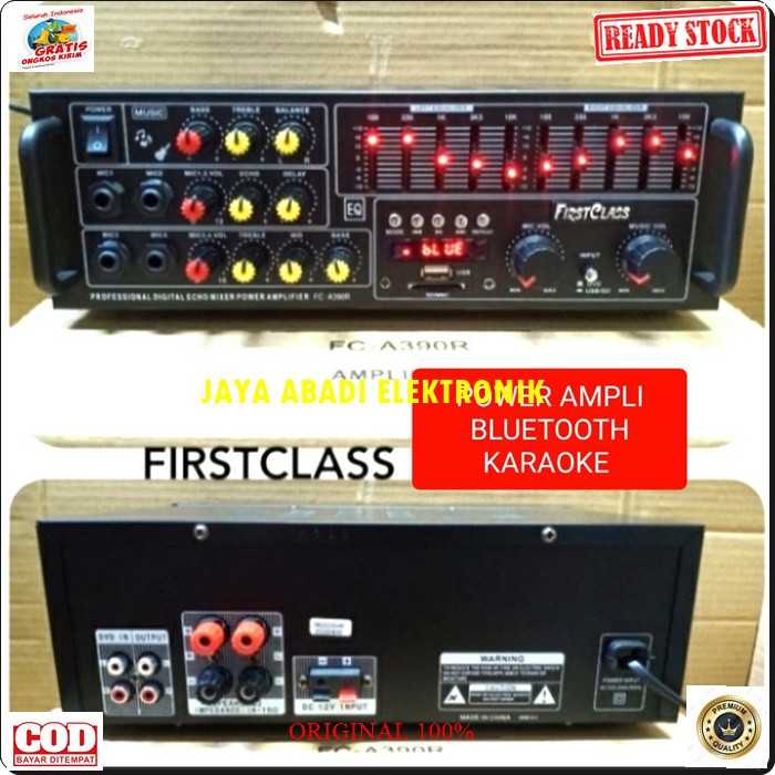 G485 FIRSTCLASS AMPLI BLUETOOTH POWER AMPLIFIER BLUETOOH EQUALIZER MIXER BLUETOOTH KARAOKE BLUETOOTH MIXING AMPLI USB MP3 PLAYER AUDIO SOUND AC DC PRO AUX DJ MP3 BISA BLUETOOTH KE SEGALA MEREK HANDPHONE AC DC BISA JUGA DI PAKE DI MOBIL PAKE AKI
