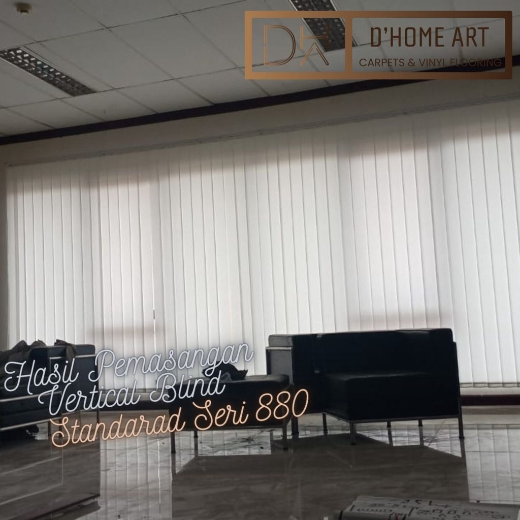 Vertical Blind SHINICHI Deluxe Tirai Minimalis Jendela Kantor