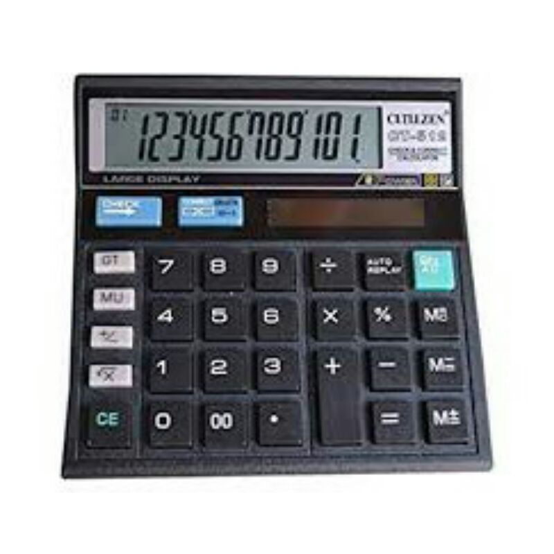 

COD-Kalkulator Calculator Citizen CT-512 12Digit/kalkulator cek/Correct