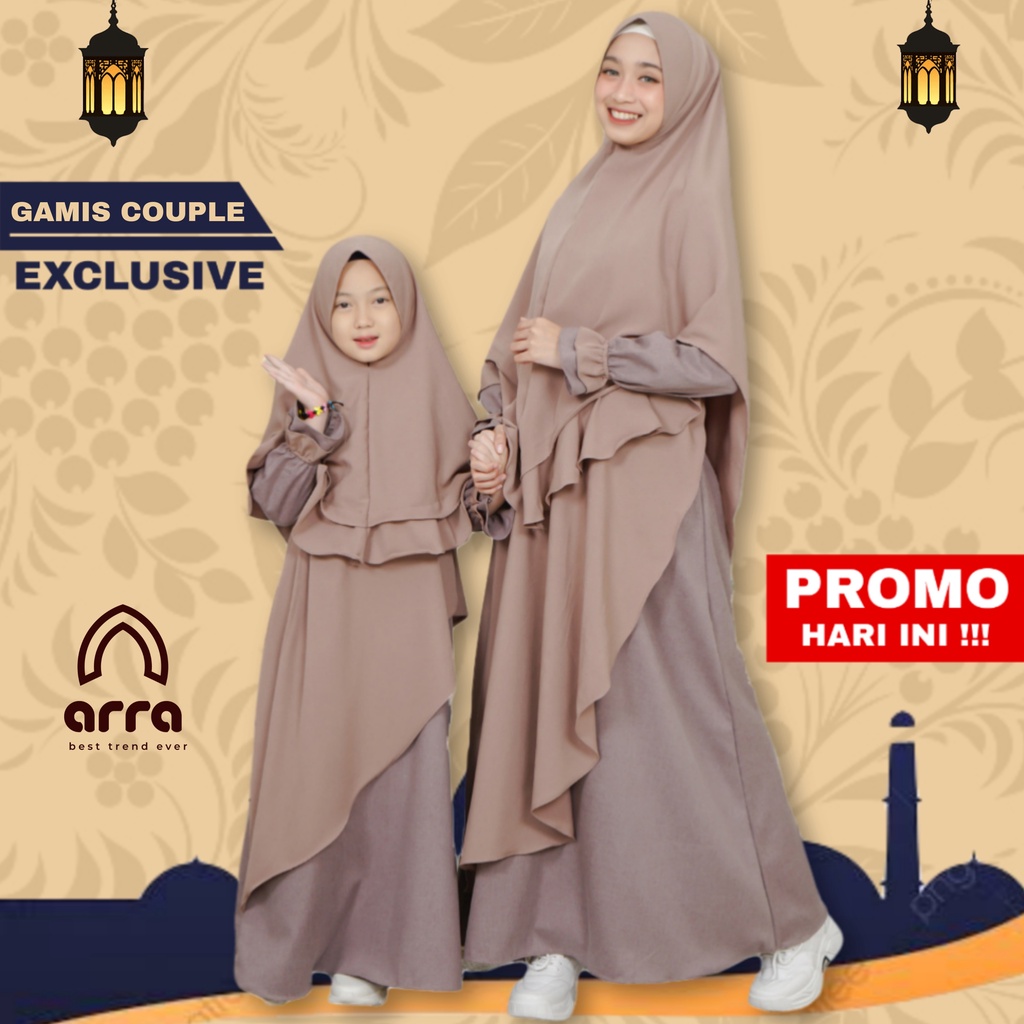GAMIS COUPLE IBU DAN ANAK PEREMPUAN RAYYAN