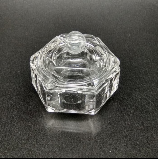 Dappen dish dengan tutup alkohol alcohol / tempat kaca monomer acrylic