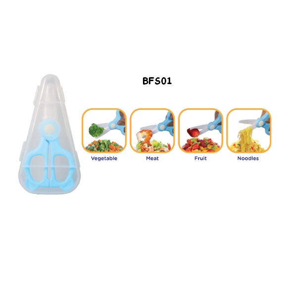 Baby Safe Food Scissor Gunting Makanan Bayi BFS01