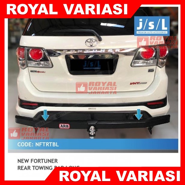Towing Bar Fortuner 2008-2015 Tanduk Pengaman Bumper Belakang