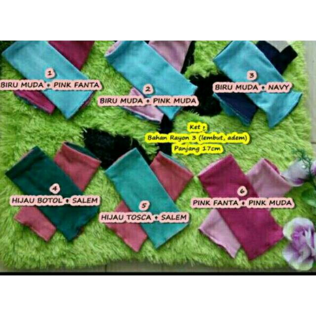 Handsock bolbal bolak balik manset 2tone 2warna warna warni kaos tangan manset tangan kaos spandek