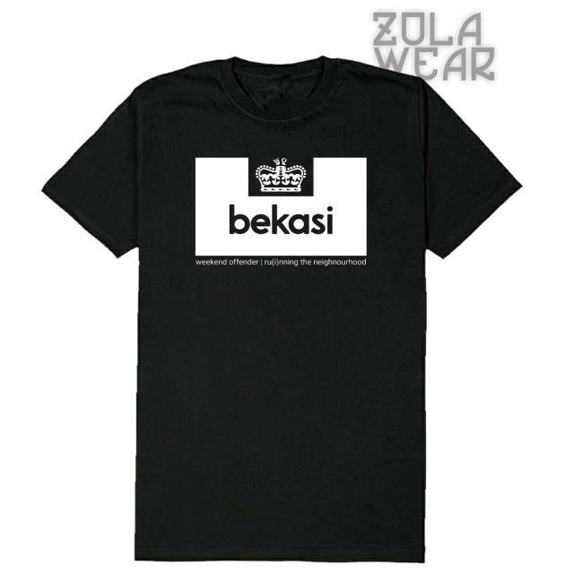 Tshirt baju kaos weekend offender bekasi city kota persipasi soebek sobex soebex persija persib 1933