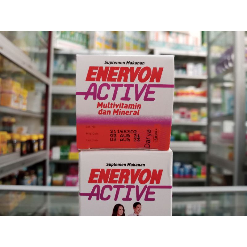 ENERVON ACTIVE BOTOL @30 Tablet - ED 08/2024