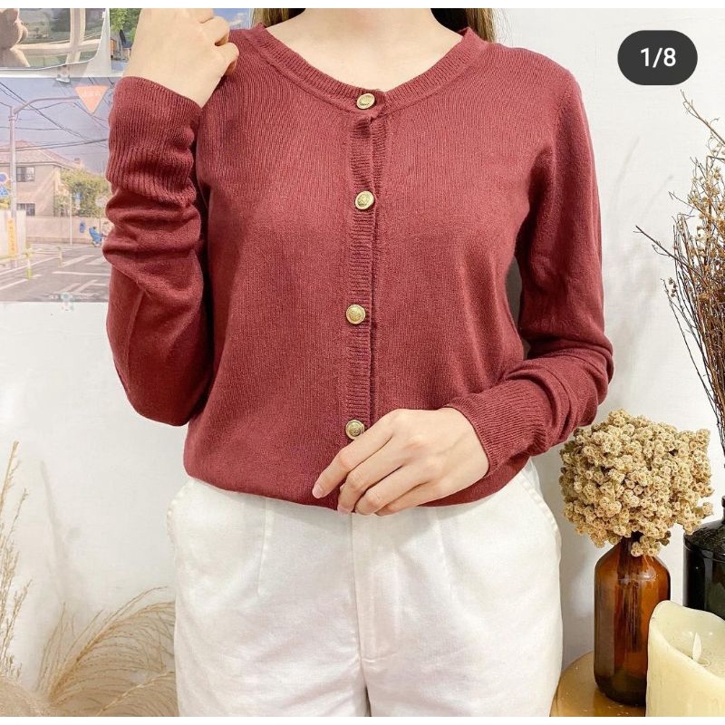 Kastane Brick Cardigan