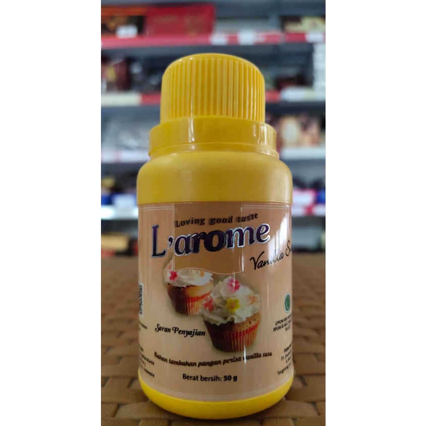 

LAROME VANILLA MILK POWDER 50G LAROME VANILLA SUSU ZEELANDIA FLAVOUR POWDER