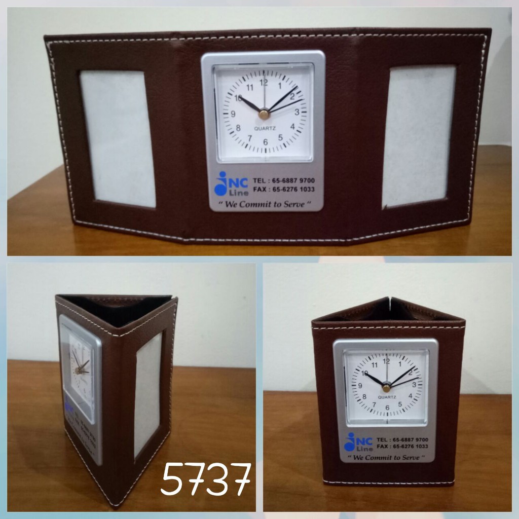 Souvenir Jam Meja Custom Logo Nama Perusahaan Grosir Kantor Murah Box Unik Boks Suvenir Promosi