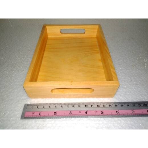 Nampan / Baki / Tray kayu Pinus 20 x 15 cm