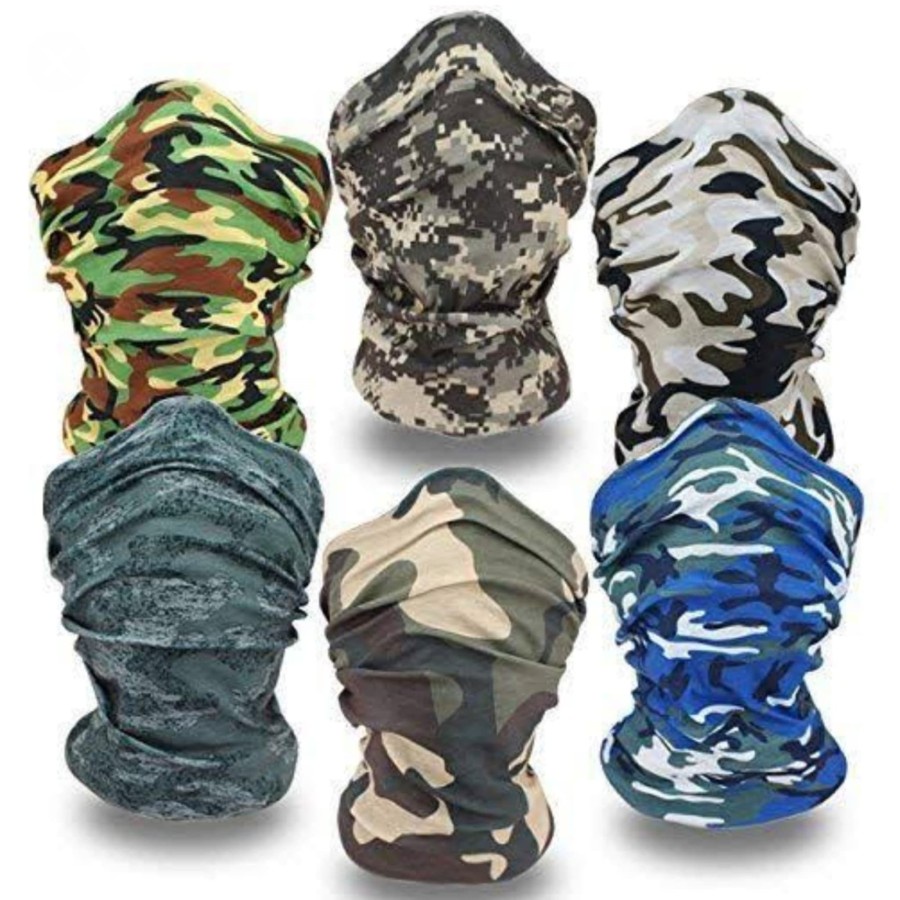 【COD】 Masker Buf Bandana Loreng Army Militer` Baf Sepeda Motor Hitam Kamuflase` Balaclava Hiking Camping Military` Slayer Scarf Travelling