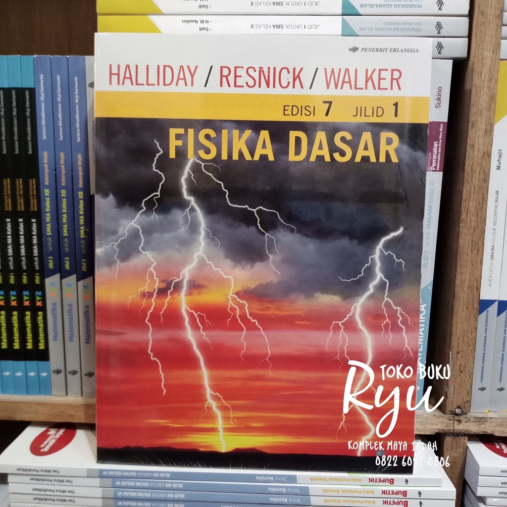 ORIGINAL FISIKA DASAR JILID 1 EDISI 7 HALLIDAY ERLANGGA